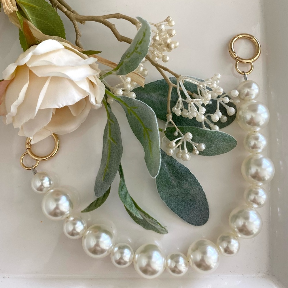 Chunky Pearl Purse Strap